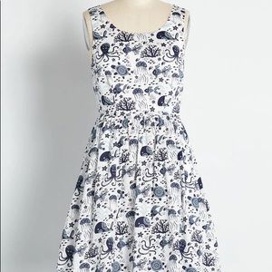Optimist effect sleeveless dress by ModCloth - sea creatures, size XL, NWT